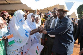 Côte dÂ’Ivoire : Depuis Dikodougou, Ouattara déclare la guerre contre les coupeurs de routes